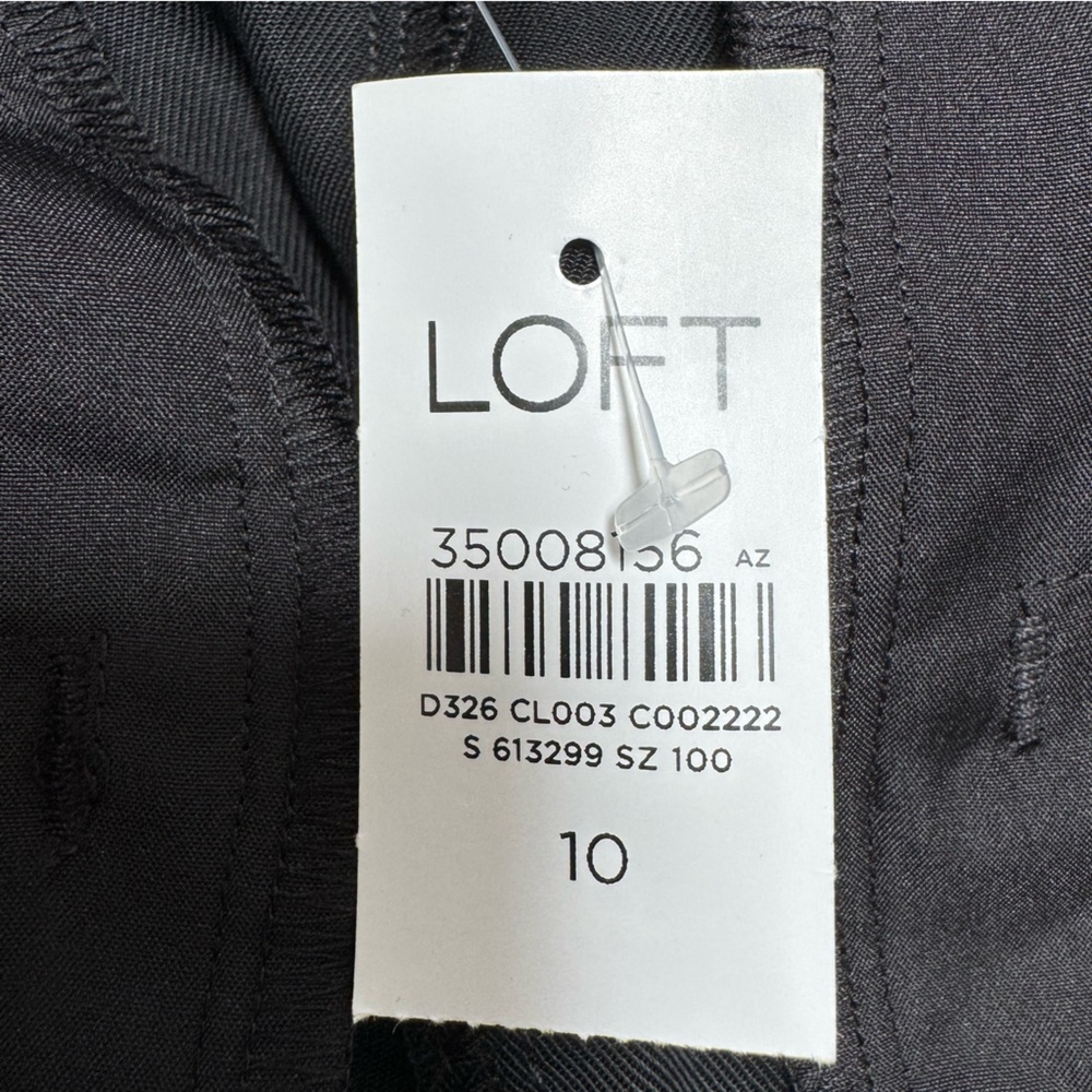 Loft Lyocell Emory Wide Leg Trouser Pants Size 10 NWT - Picture 11 of 14